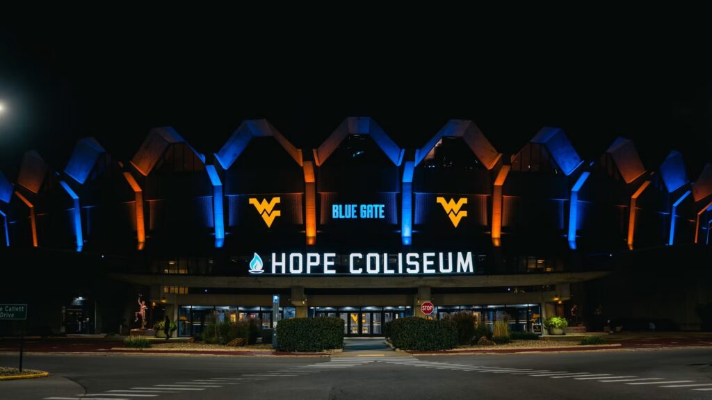 Hope Coliseum Lights