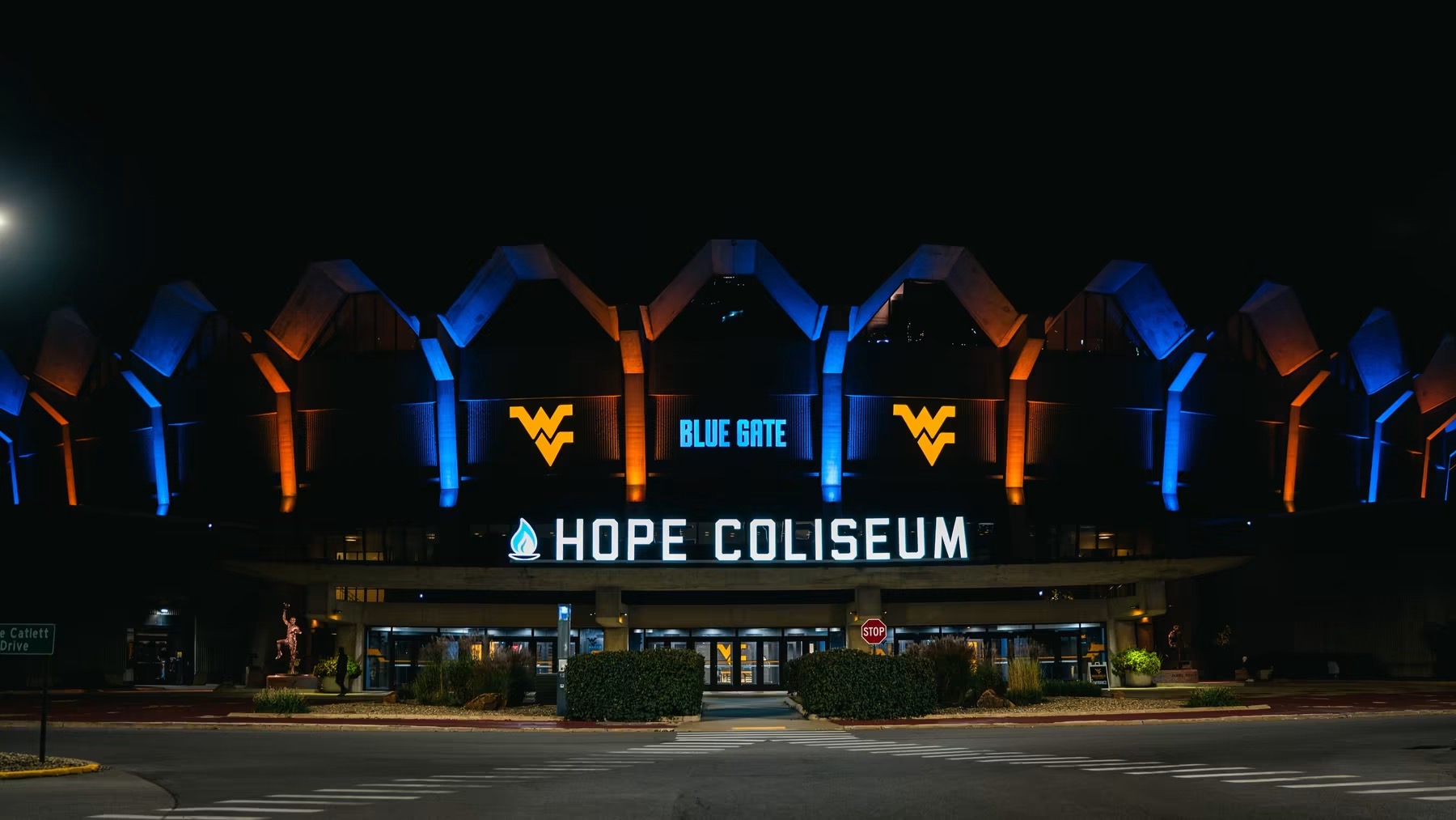 Hope Coliseum Lights